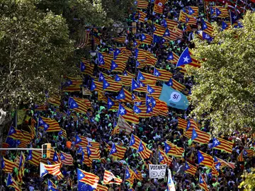 Manifestación de la Diada catalana 2017 Manifestación de la Diada catalana 2017