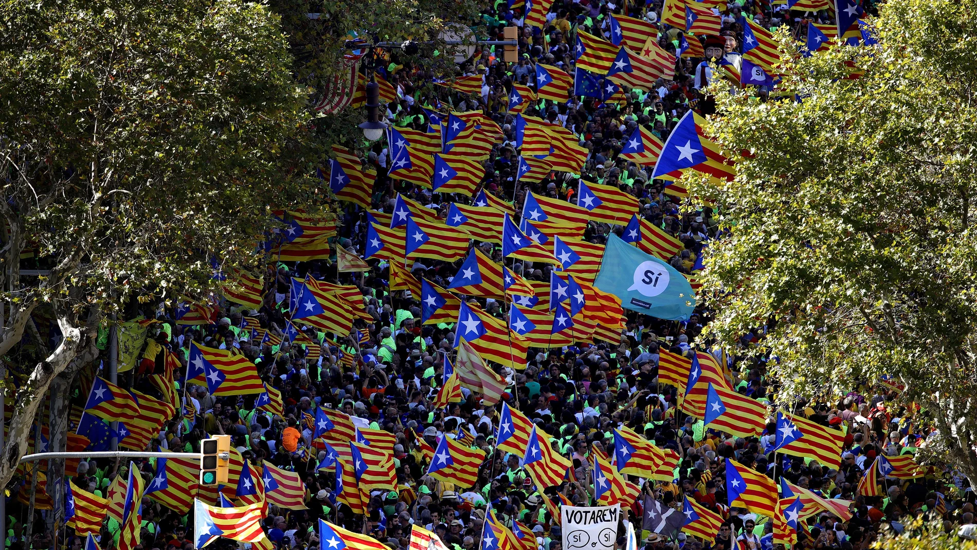 Manifestación de la Diada catalana 2017 Manifestación de la Diada catalana 2017