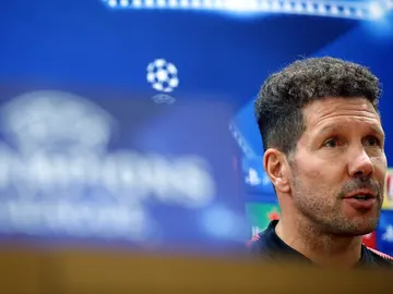 Simeone en rueda de prensa Simeone en rueda de prensa