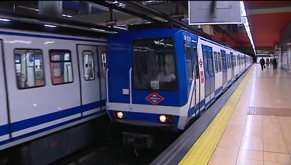 Un vagón del metro de Madrid