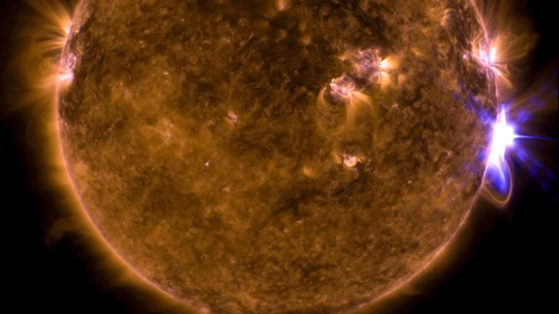 Erupciones solares registradas por la NASA Erupciones solares registradas por la NASA