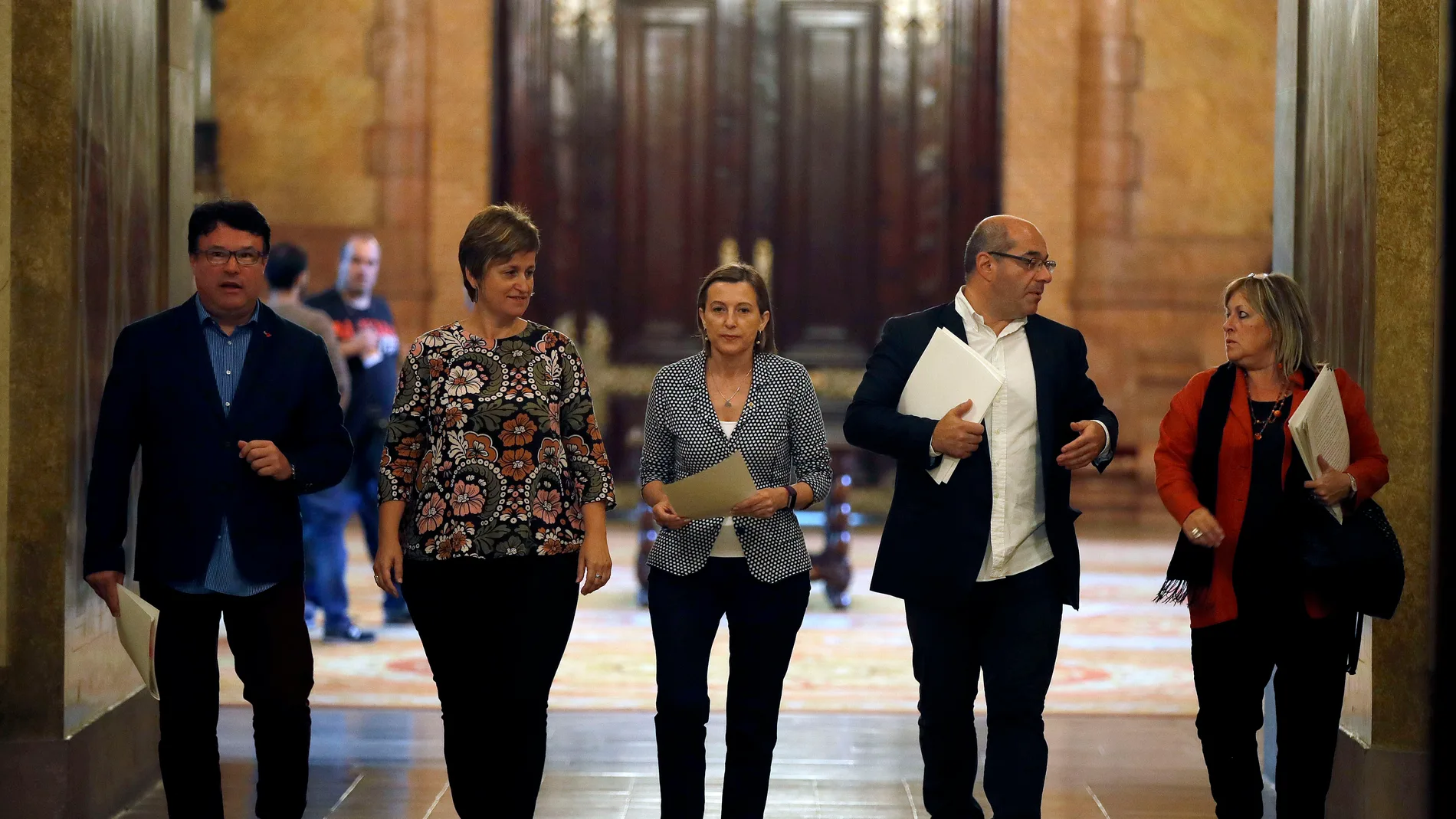 La presidenta del Parlament de Cataluña, Carme Forcadell La presidenta del Parlament de Cataluña, Carme Forcadell