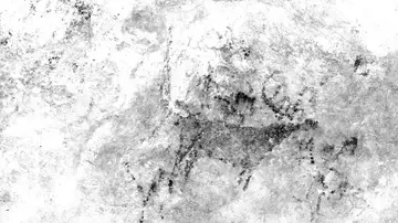 Pinturas en la cueva de El Rejo Pinturas en la cueva de El Rejo