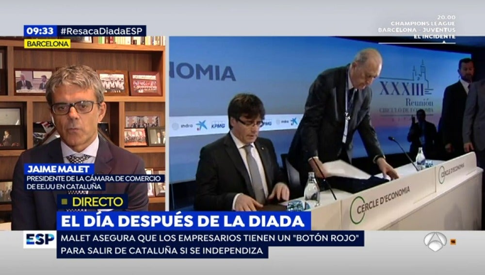 Jame Malet, presidente de la Cámara de Comercio de EEUU en Cataluña