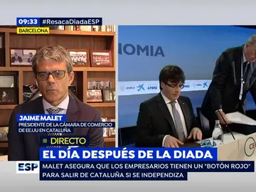 Jame Malet, presidente de la Cámara de Comercio de EEUU en Cataluña Jame Malet, presidente de la Cámara de Comercio de EEUU en Cataluña