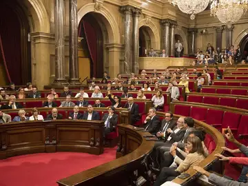 Votación en el Parlament de la Ley de Transitoriedad Votación en el Parlament de la Ley de Transitoriedad