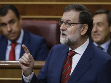 El presidente del Gobierno, Mariano Rajoy, en el Congreso El presidente del Gobierno, Mariano Rajoy, en el Congreso