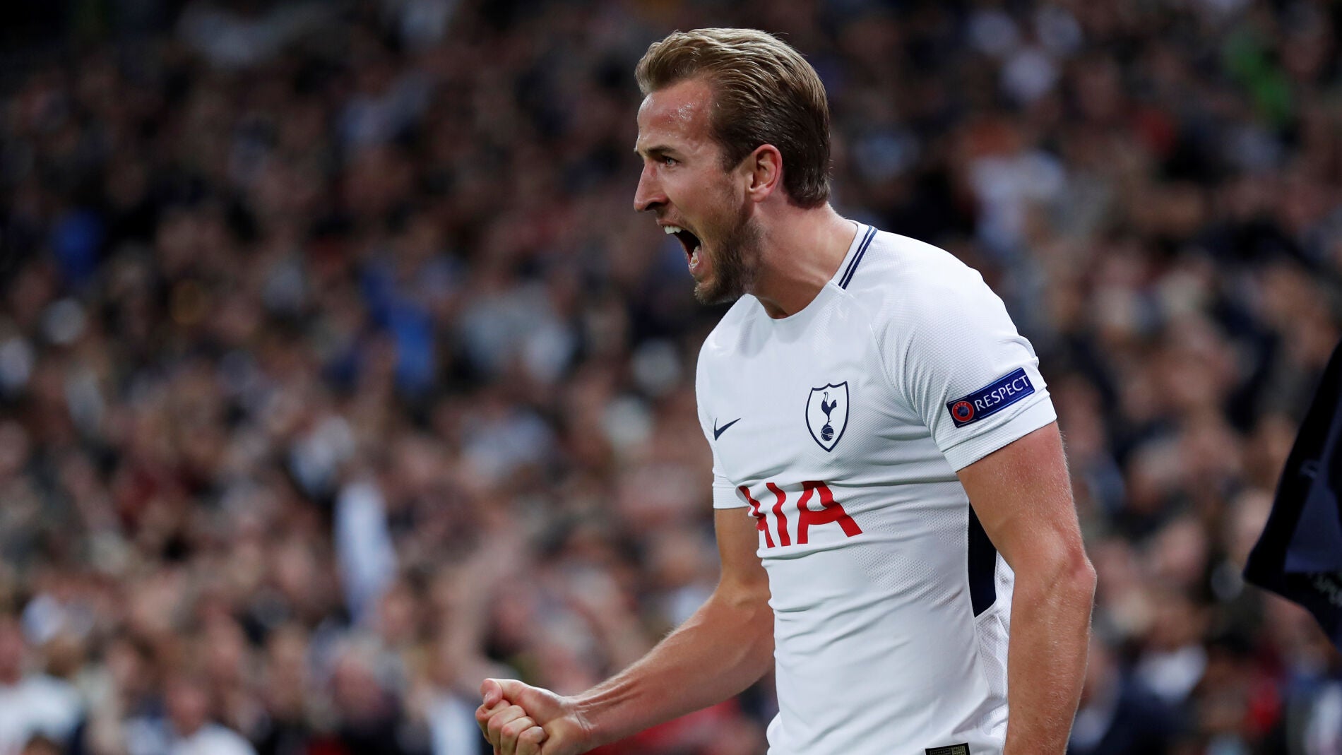 Gol de Harry Kane para el Tottenham ante el Dortmund