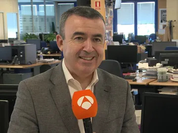 Lorenzo Silva en la entrevista Lorenzo Silva en la entrevista