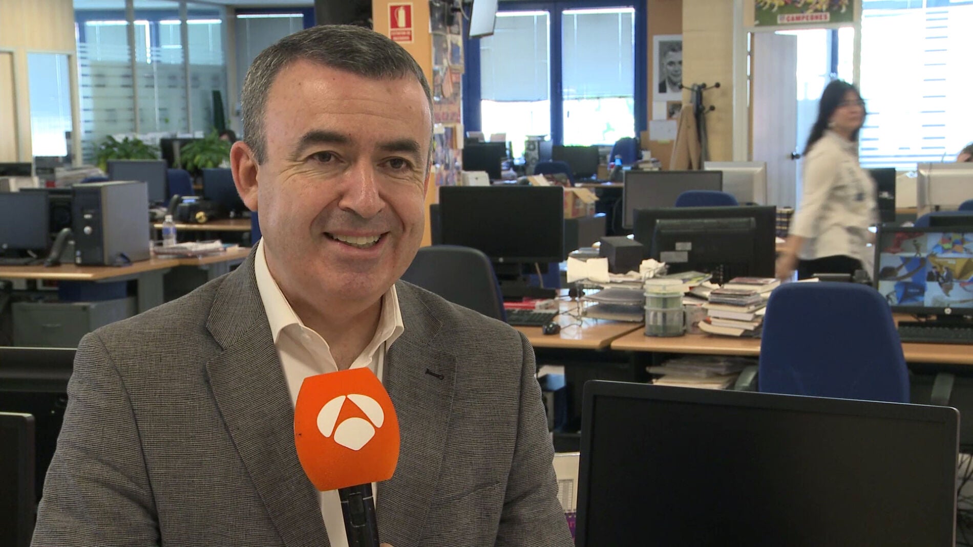 Lorenzo Silva en la entrevista