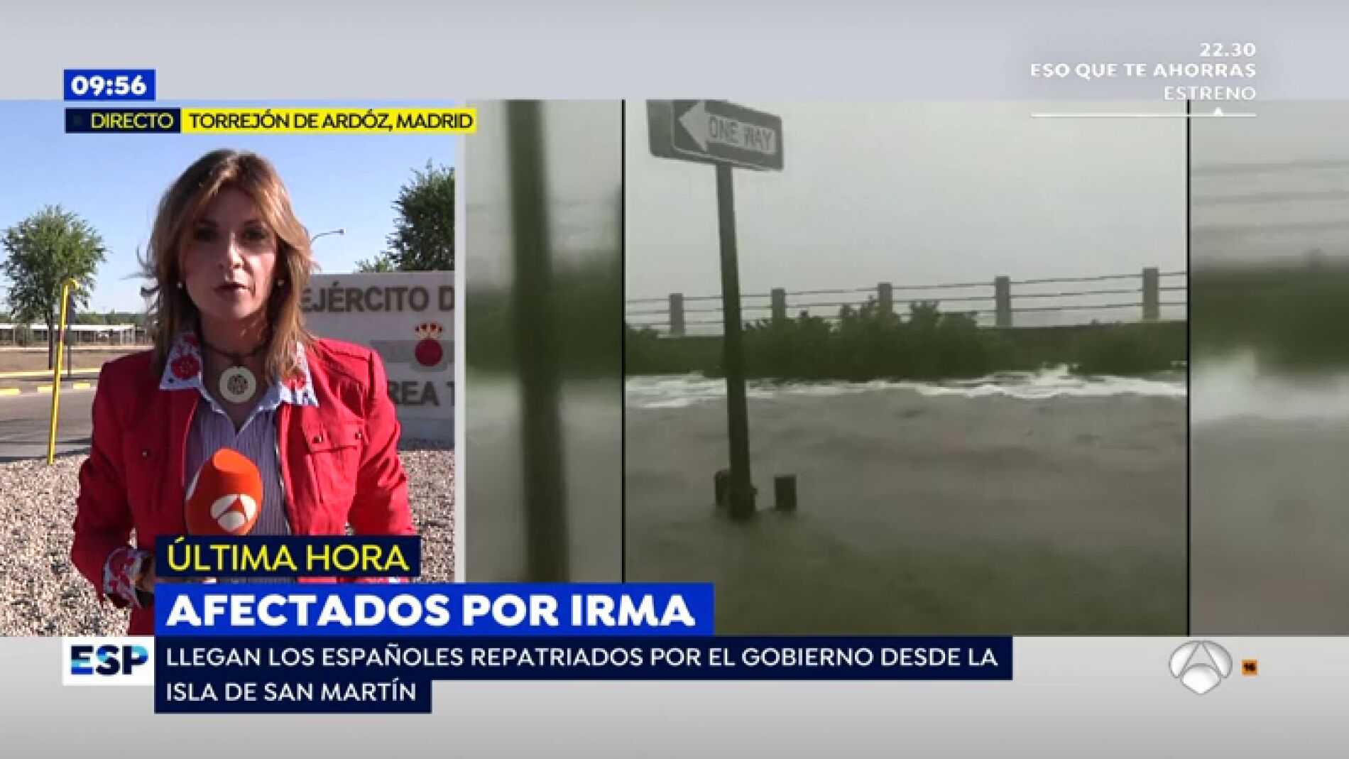Española afectada por el huracán Irma en la isla de San Martín: "He ...