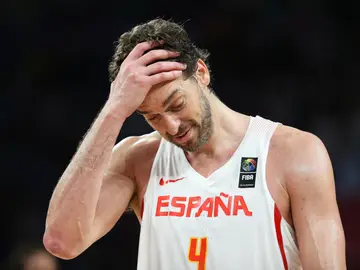 Pau Gasol, tras la derrota contra Eslovenia Pau Gasol, tras la derrota contra Eslovenia