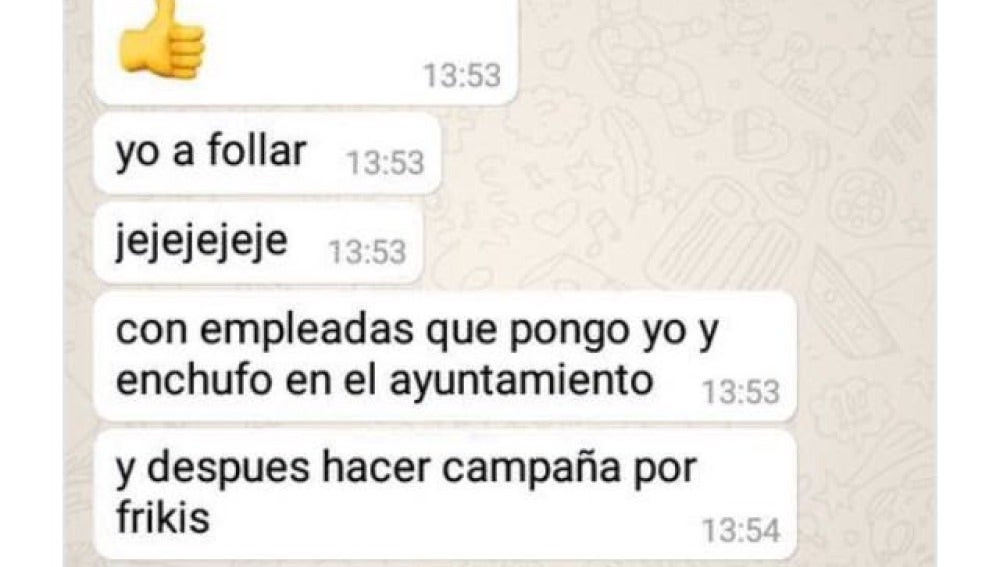 El mensaje del concejal del PSOE