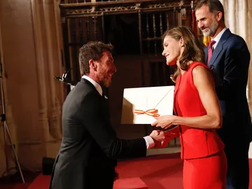 Pablo Motos recoge el Premio Nacional de Televisión 2016 Pablo Motos recoge el Premio Nacional de Televisión 2016