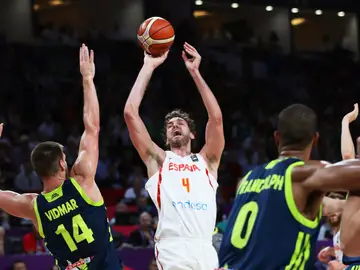 Pau Gasol, ante Eslovenia Pau Gasol, ante Eslovenia