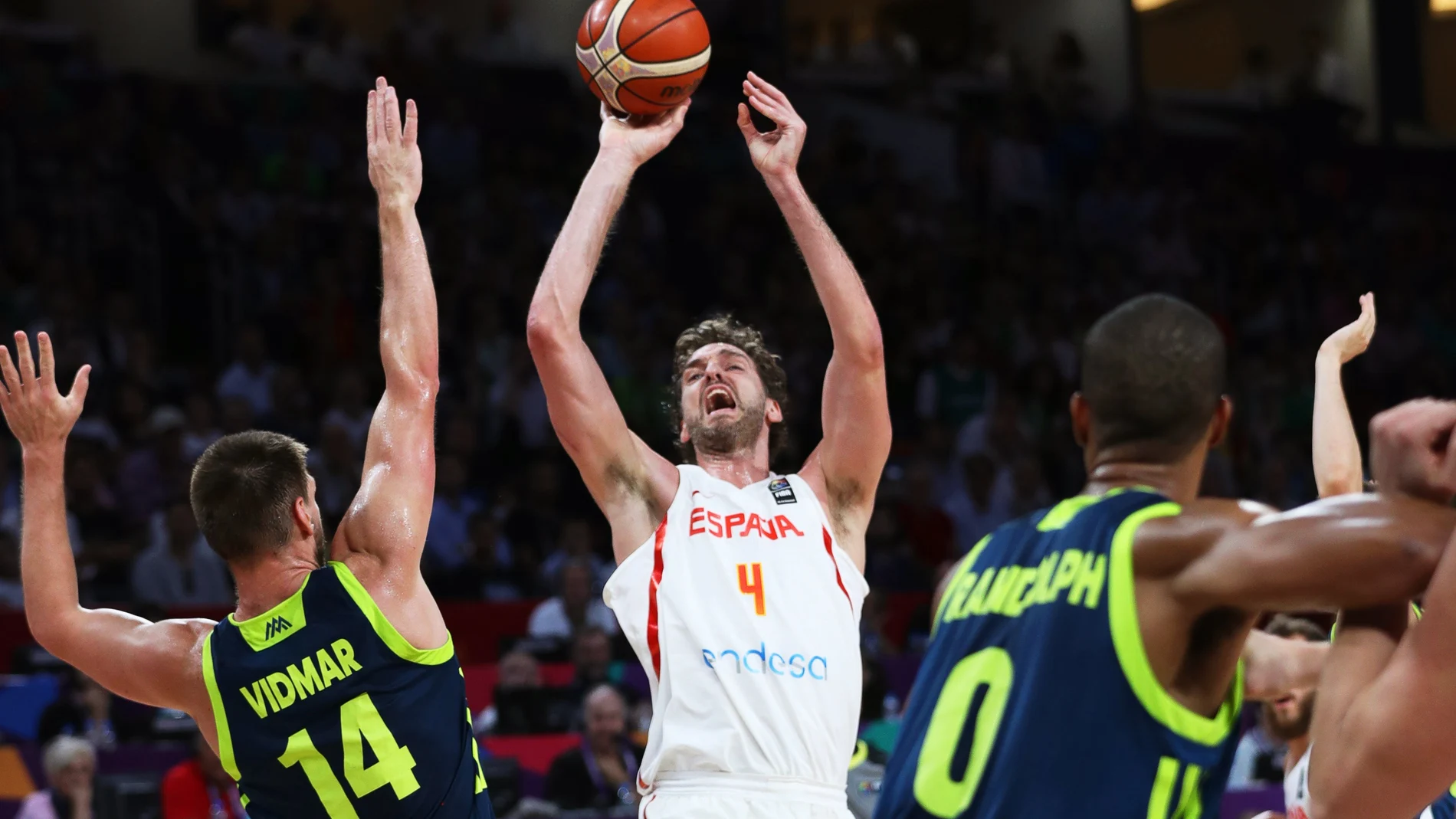 Pau Gasol, ante Eslovenia Pau Gasol, ante Eslovenia