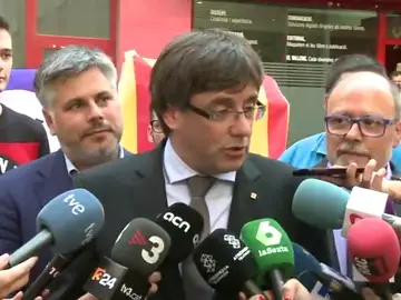 Puigdemont: "La documentación, que verdaderamente contará, saldrá de las urnas" Puigdemont: "La documentación, que verdaderamente contará, saldrá de las urnas"