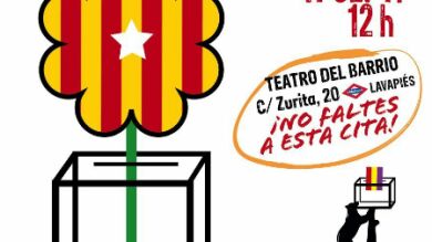 El acto en Madrid de apoyo al referéndum se celebrará en un teatro privado 