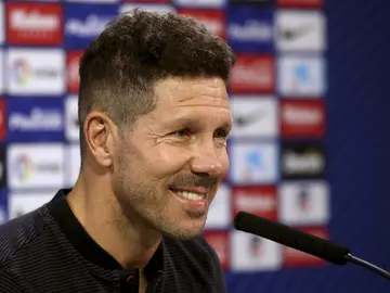 Simeone en rueda de prensa Simeone en rueda de prensa