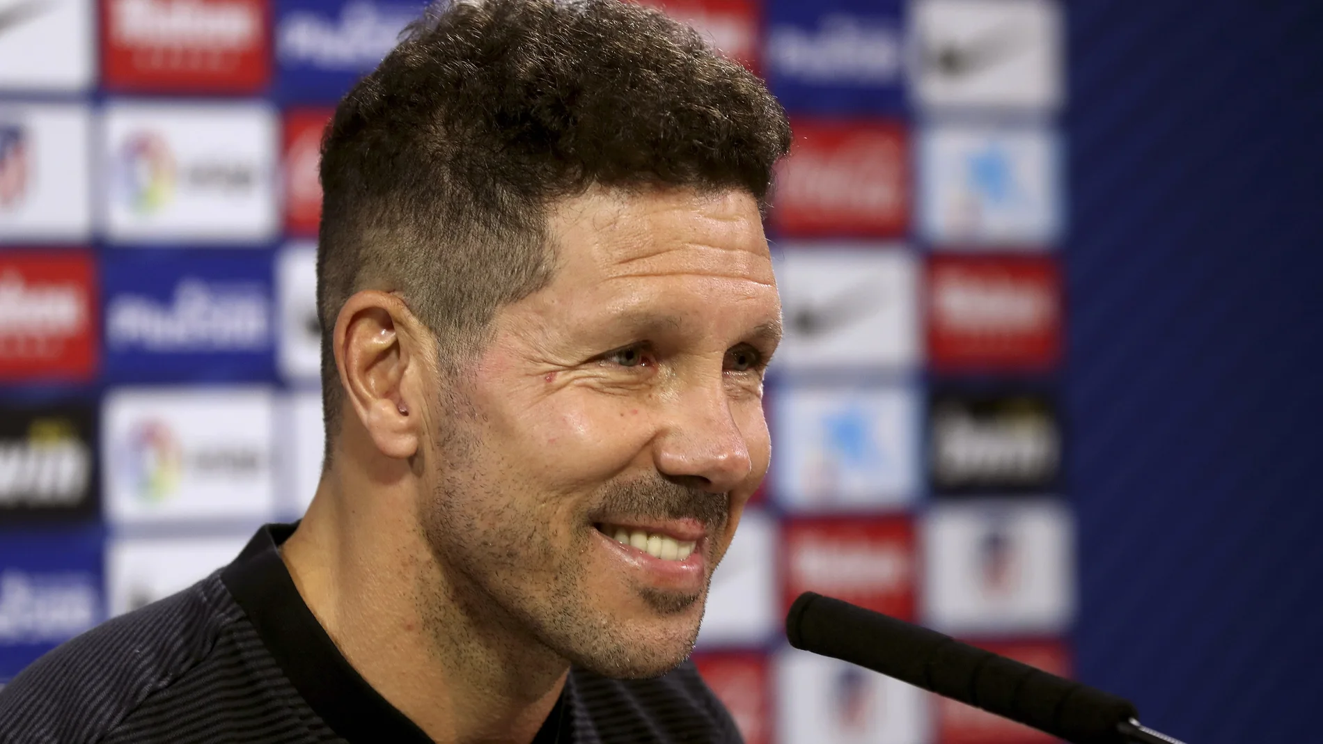 Simeone en rueda de prensa Simeone en rueda de prensa