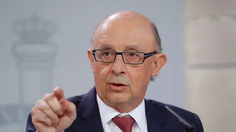 El ministro de Hacienda, Cristóbal Montoro El ministro de Hacienda, Cristóbal Montoro
