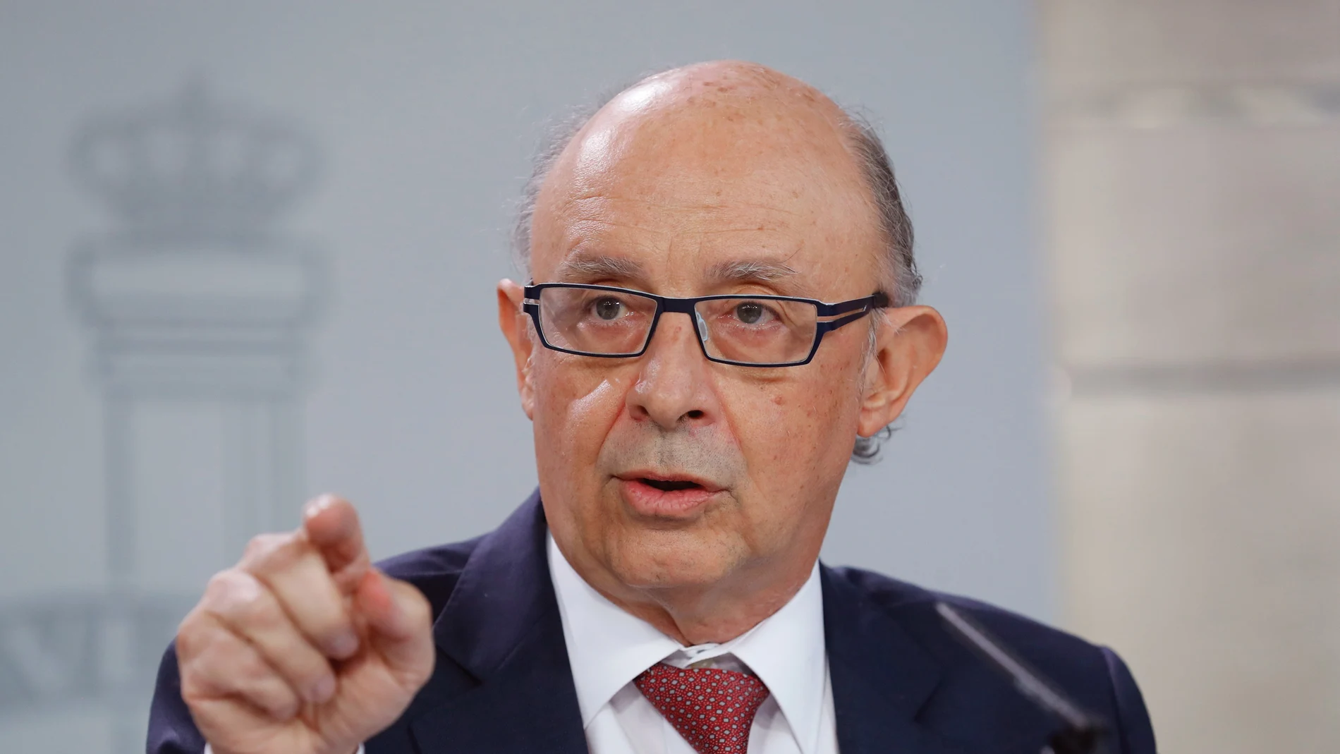 El ministro de Hacienda, Cristóbal Montoro El ministro de Hacienda, Cristóbal Montoro