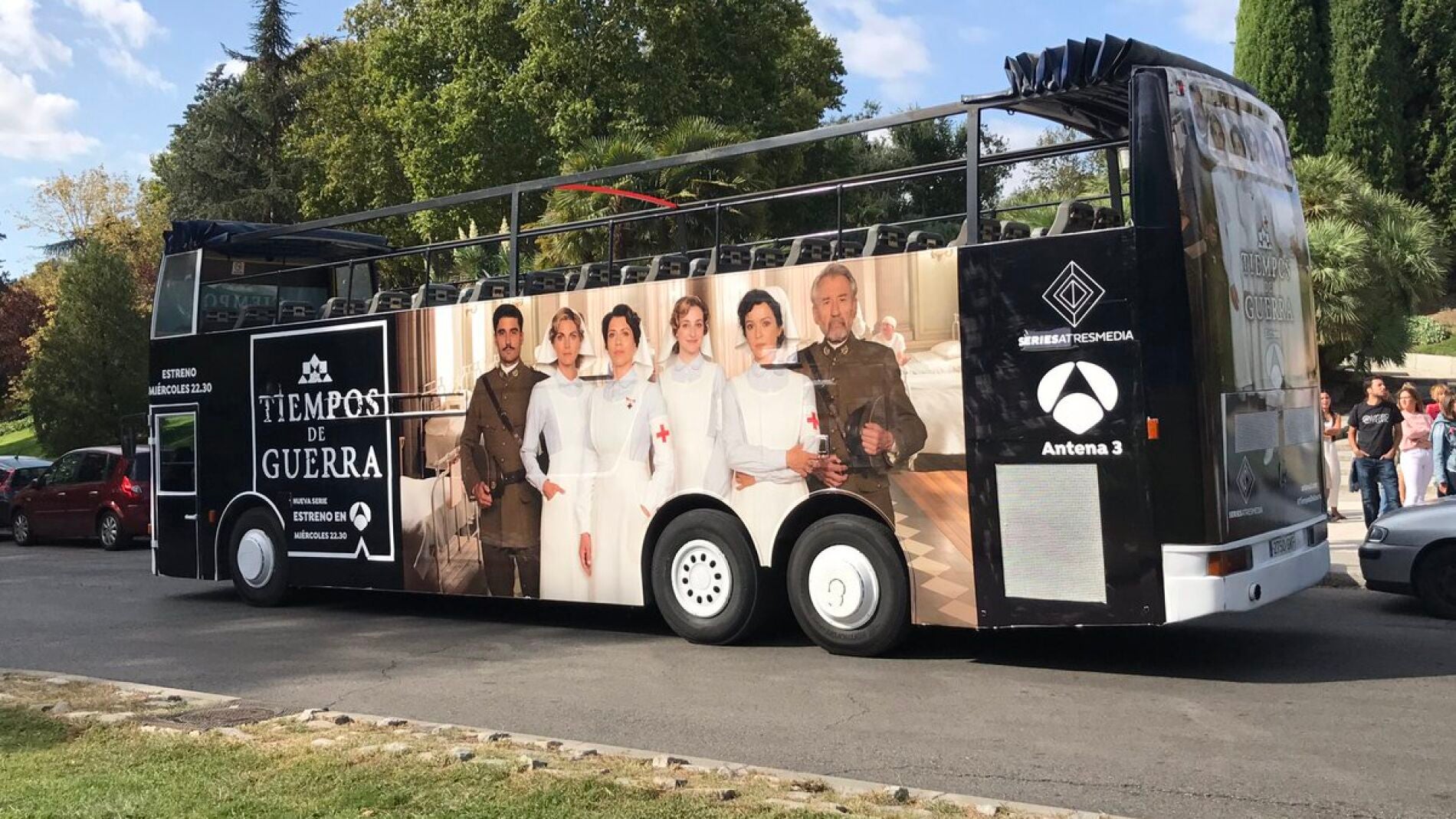 &iexcl;El autobus de 'Tiempos de Guerra' ya ha empezado a rodas!