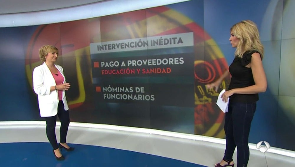 Antena 3 Noticias analiza las consecuencias de que Montoro tome el control de la Hacienda catalana