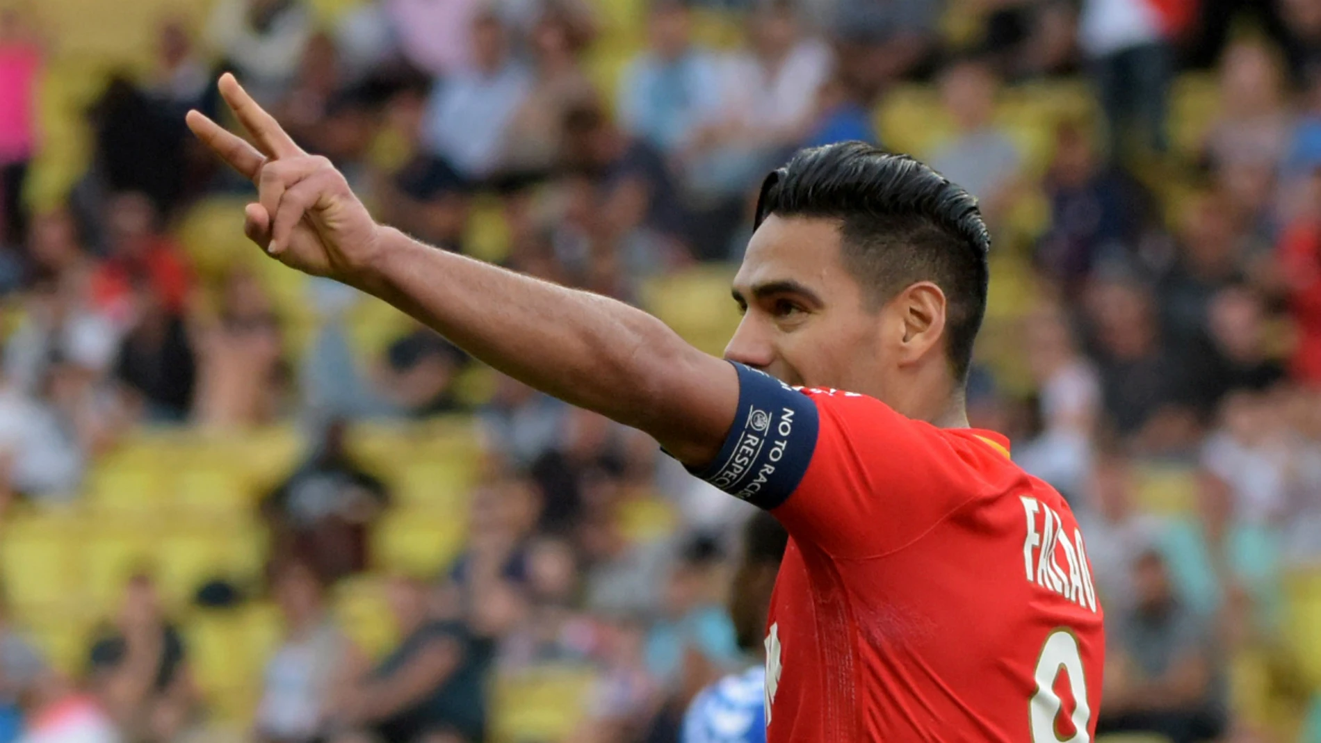 Radamel Falcao celebra un gol Radamel Falcao celebra un gol