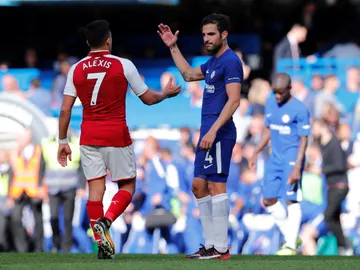 Chelsea - Arsenal, Cesc y Alexis Chelsea - Arsenal, Cesc y Alexis