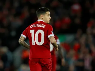 Coutinho, con el Liverpool Coutinho, con el Liverpool