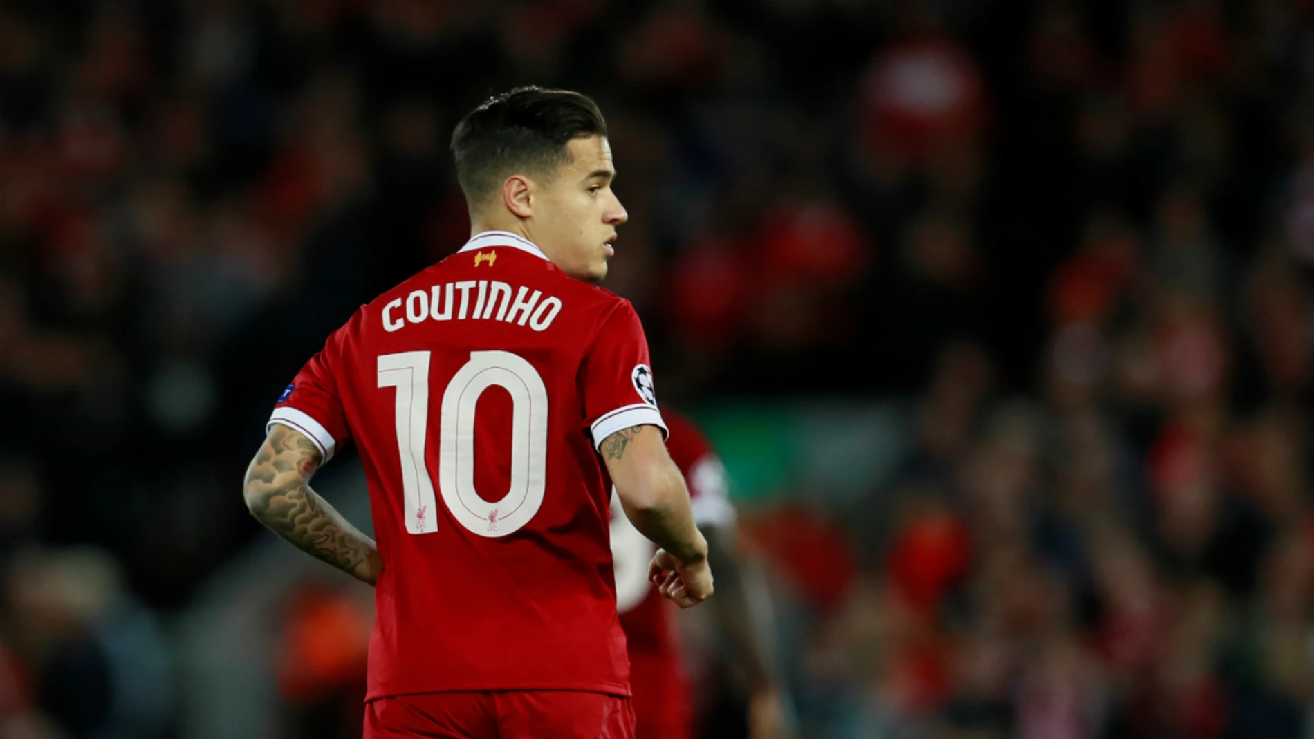 Coutinho, con el Liverpool Coutinho, con el Liverpool