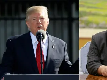 Donald Trump y Kim Jong Un Donald Trump y Kim Jong Un