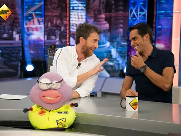 El oído de Alberto Contador, a examen en 'El Hormiguero 3.0' El oído de Alberto Contador, a examen en 'El Hormiguero 3.0'