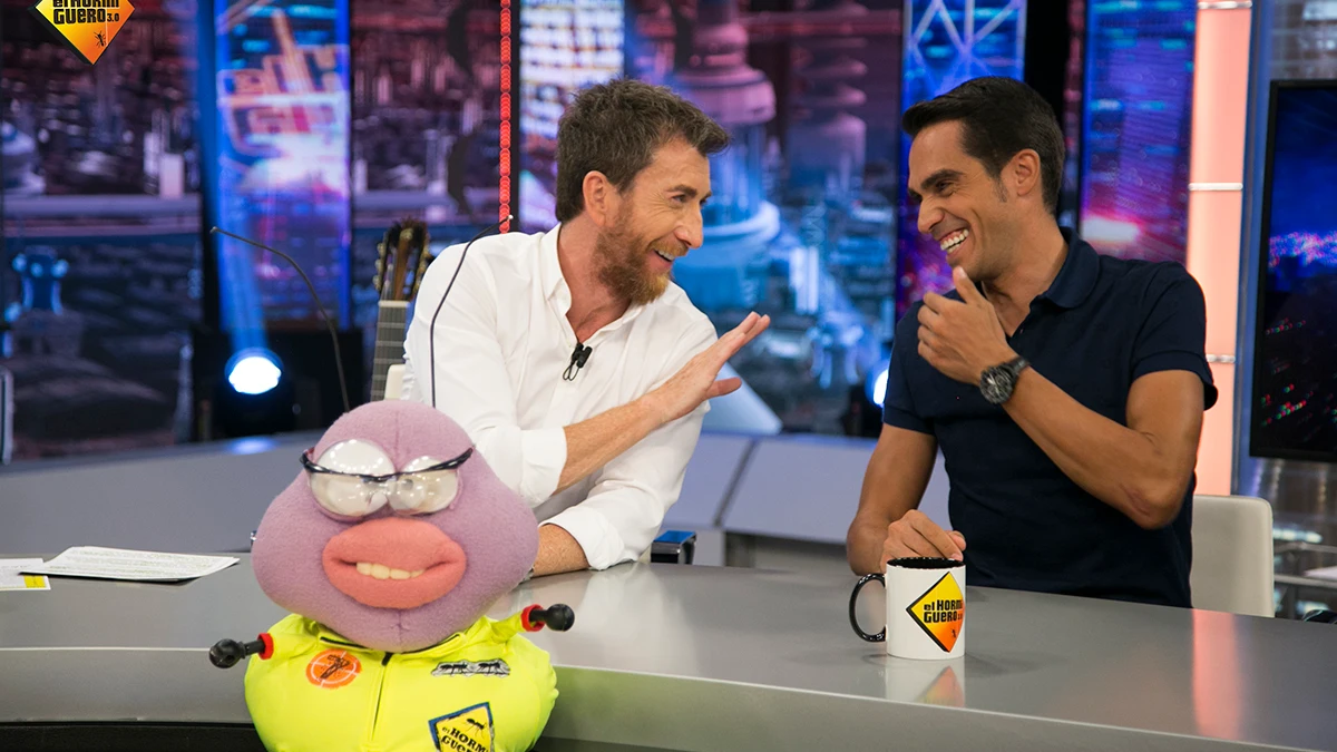El oído de Alberto Contador, a examen en 'El Hormiguero 3.0'