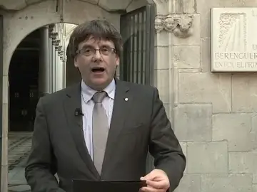 Mensaje de Puigdemont sobre el referéndum Mensaje de Puigdemont sobre el referéndum