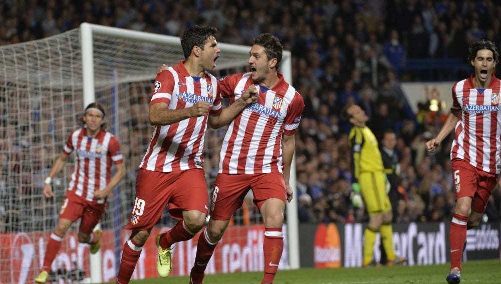 Koke y Diego Costa
