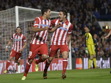 Koke y Diego Costa Koke y Diego Costa