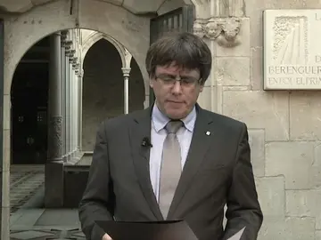 Puigdemont: "El 1 de octubre se hará el referéndum de autodeterminación que tenemos convocado" Puigdemont: "El 1 de octubre se hará el referéndum de autodeterminación que tenemos convocado"