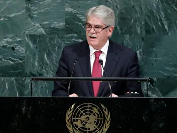 Alfonso Dastis, ministro de Exteriores, ante la ONU Alfonso Dastis, ministro de Exteriores, ante la ONU
