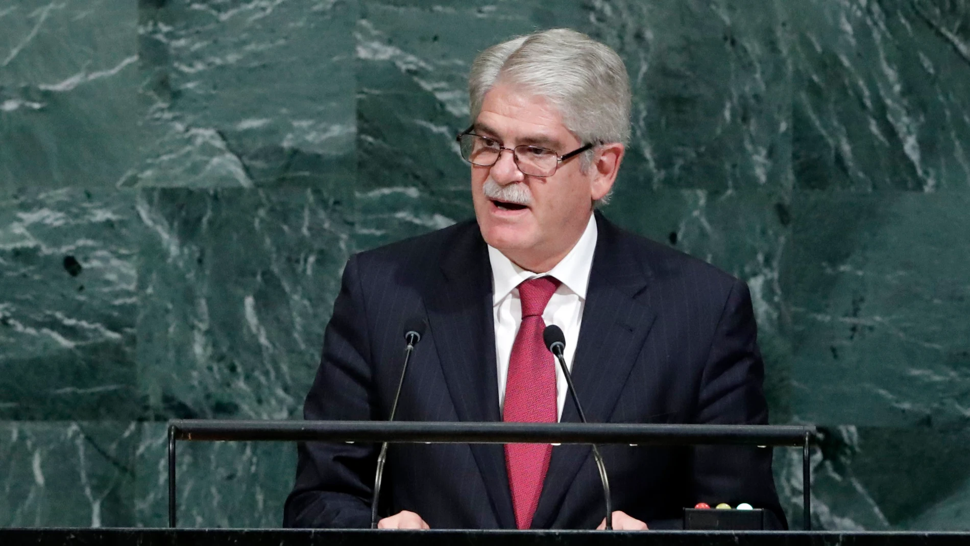 Alfonso Dastis, ministro de Exteriores, ante la ONU Alfonso Dastis, ministro de Exteriores, ante la ONU