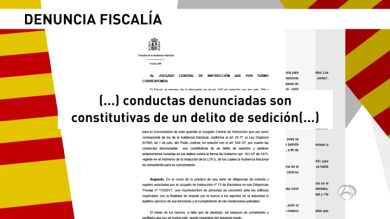 La Fiscalía presenta una denuncia por sedición ante la Audiencia Nacional por los ataques a la Guardia Civil