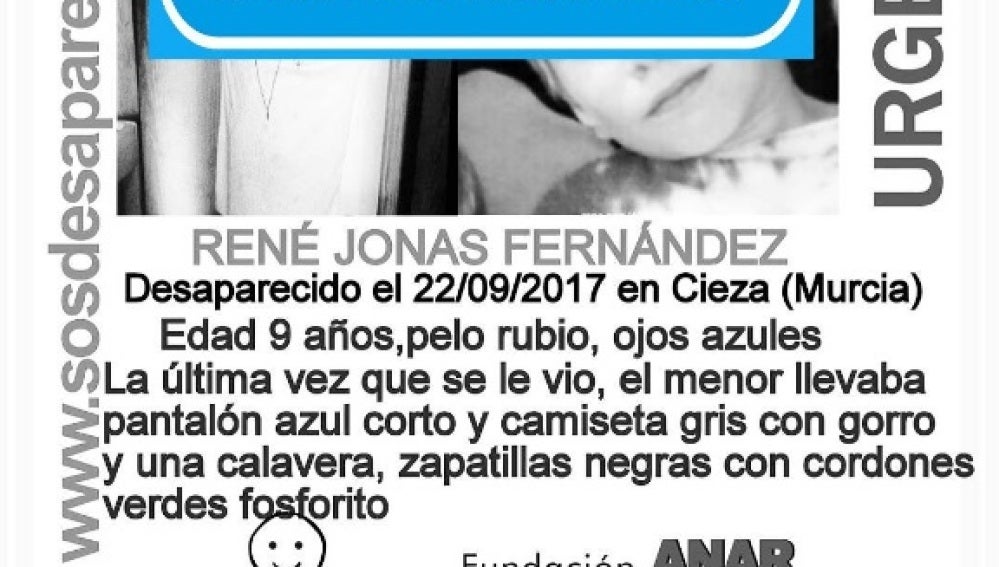 Alerta de desaparecido desactivada