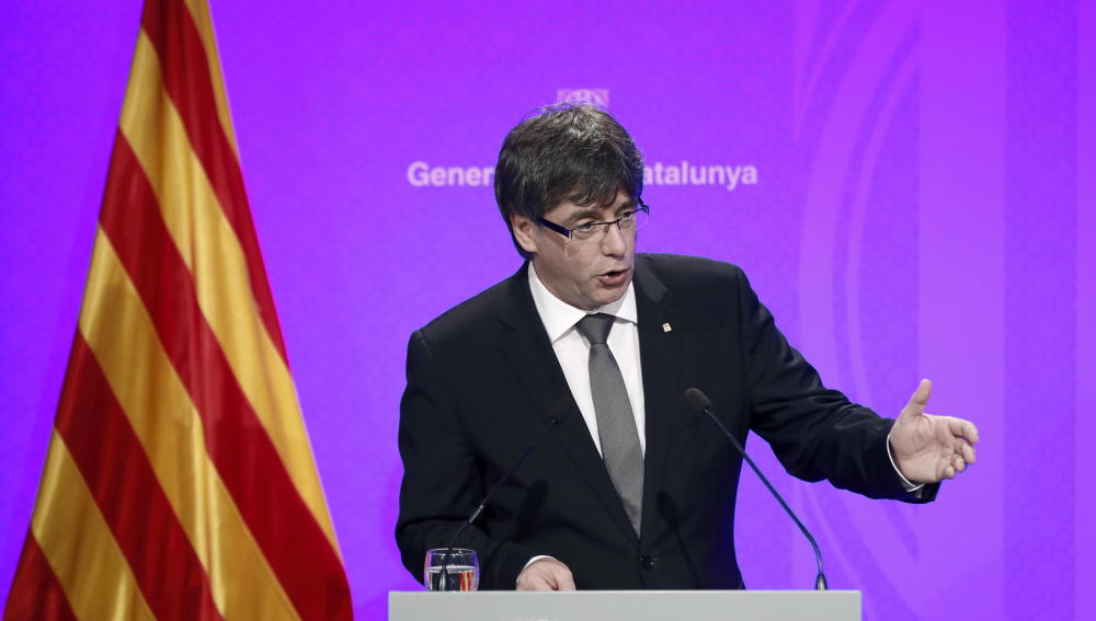 Carles Puigdemont, presidente de la Generalitat