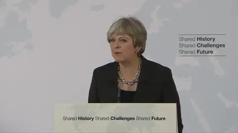 May dice que Reino Unido quiere un período de transición de dos años tras el brexit May dice que Reino Unido quiere un período de transición de dos años tras el brexit