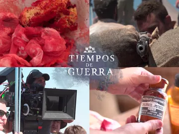 El espectacular despliegue del equipo artístico de 'Tiempos de guerra' para recrear Igueriben El espectacular despliegue del equipo artístico de 'Tiempos de guerra' para recrear Igueriben