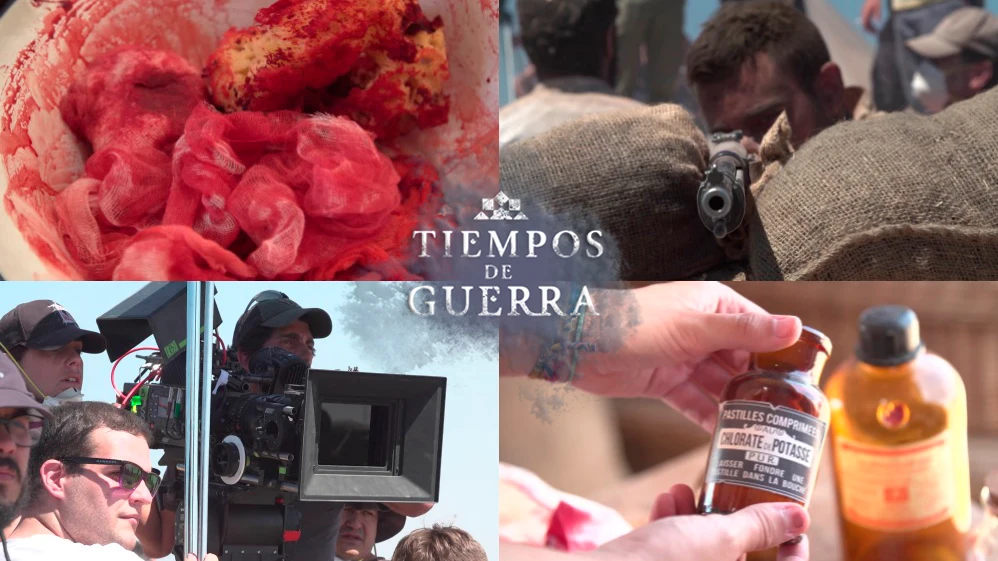 El espectacular despliegue del equipo artístico de 'Tiempos de guerra' para recrear Igueriben El espectacular despliegue del equipo artístico de 'Tiempos de guerra' para recrear Igueriben