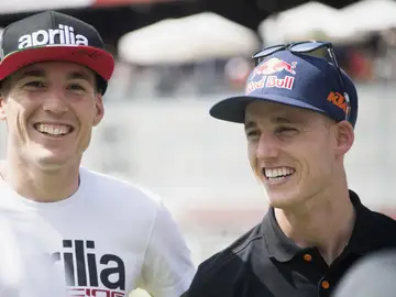 Aleix y Pol Espargaró en el GP de Catalunya Aleix y Pol Espargaró en el GP de Catalunya