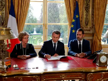 La reforma laboral de Macron, aprobada por decreto y contestada en la calle La reforma laboral de Macron, aprobada por decreto y contestada en la calle