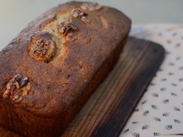 El pan de plátano de Bocados Divinos, puro goce.